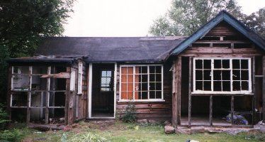 the hut